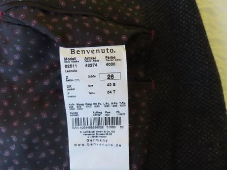 Sako benvenuto black label leonelo, veľ. s - šedé, s