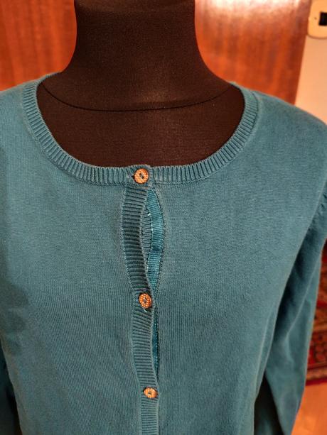 Petrolejovy svetrík, zara,152