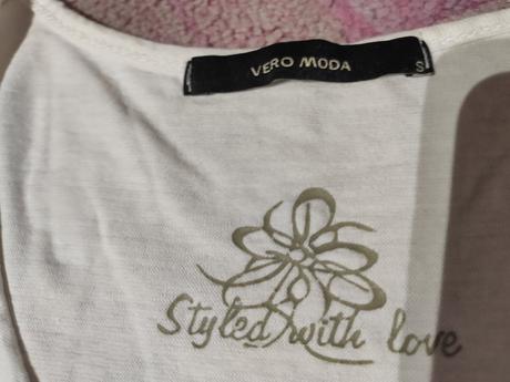 Tričko s 3/4 rukávom, vero moda,s