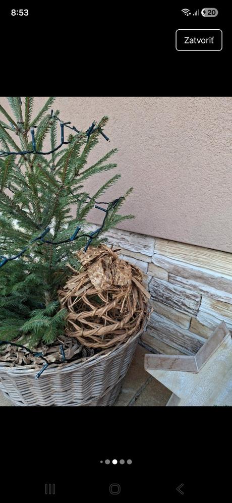 Nadherna prutena velka dekoracná guĺa-banka, 