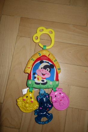 Hračka na zavesenie so zvukom fisher price,