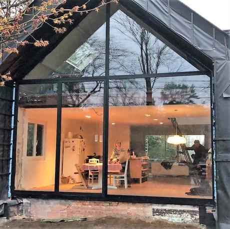 Industriálne loft dvere na mieru kov sklo,