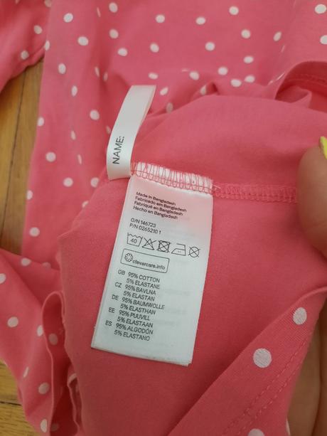 Dievčenské tričko, h&m,134