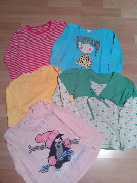 Tričká s dlhým rukávom č.110-116, 116