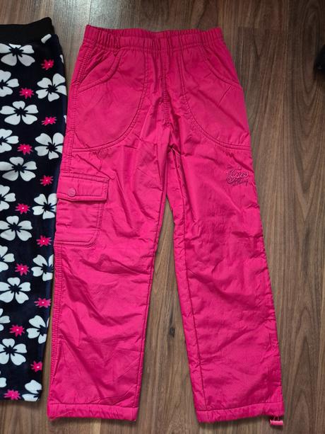 Zateplene nohavice, 128