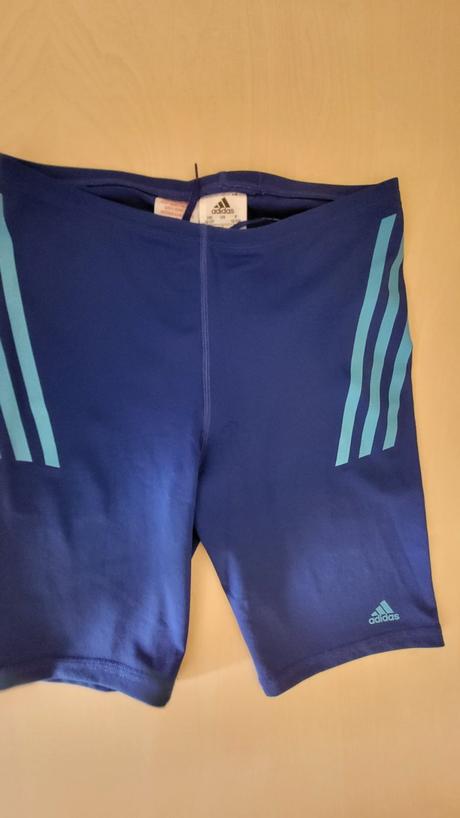 Modré plavky, adidas,158