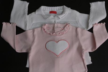 Elle svetrík, jarný, biely, ako nový, 6 mes., 68