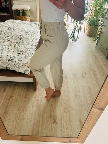 Štýlové cargo nohavice značky bershka, bershka,s