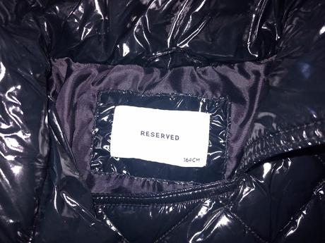 Čierna prechodná bunda zn.reserved v.164, reserved,164