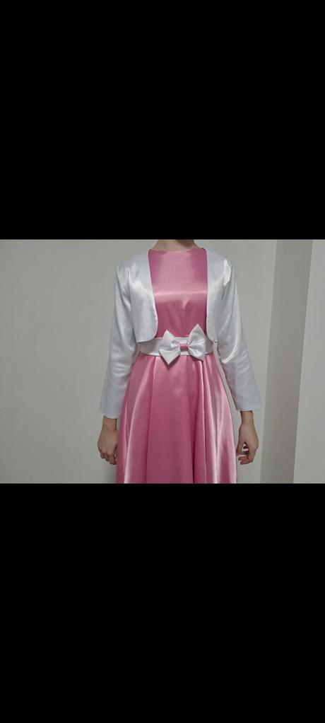 Slávnostné šaty s bolerkom, 146