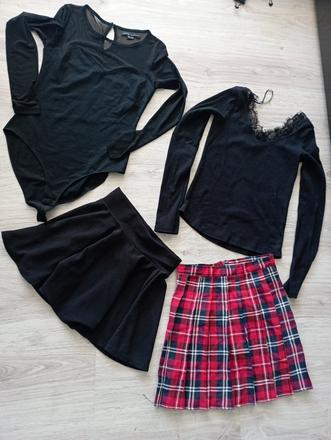 Body, tričko, sukne, s