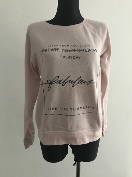 Ružový pulover amisu, amisu,s