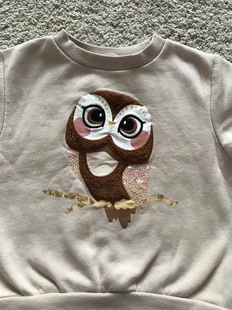Mikina so sovičkou, h&m,98