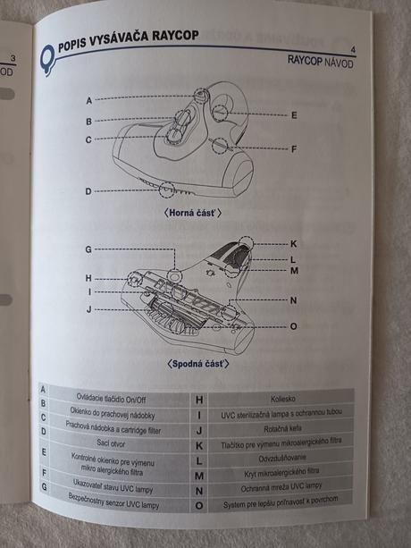 Raycop genie bg-200 antibakteriálny vysávač,