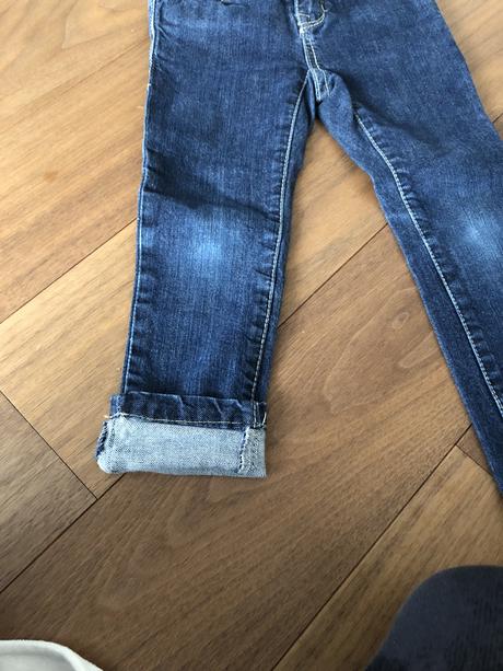 Riflove nohavice zara a tričko ck, zara,98