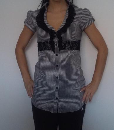 Dámska košeľa s čiipkovaným motívom tally weijl, tally weijl,s