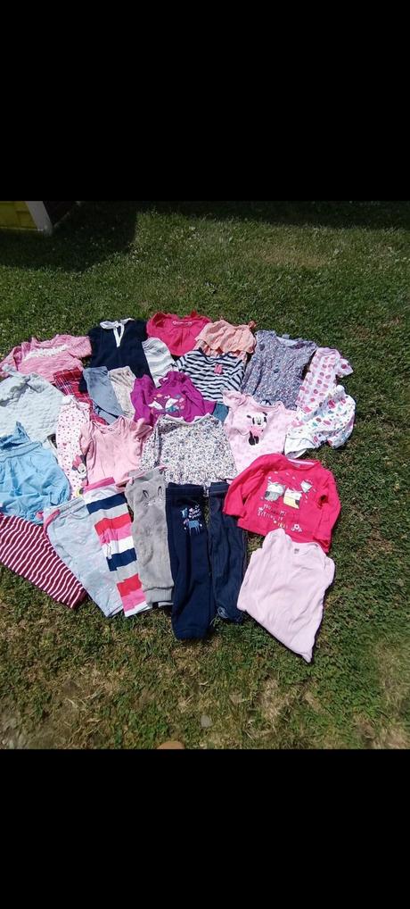 Balík dievčenského oblečenia 9-12 mesiacov, 68–80