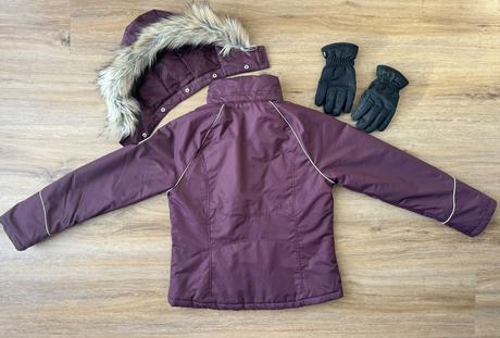 Zimná vetrovka málo nosená výborny stav, h&m,158
