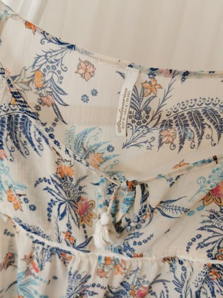 Lahucky boho top / bluzka, stradivarius,m