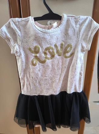 Dievčenské šaty 2ks, h&m,92