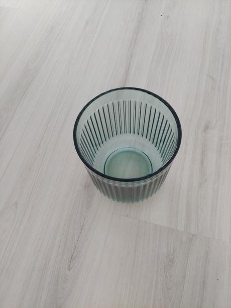 Tyrkysová váza/črepník ikea, 