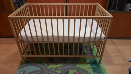 Detská postieľka ikea sniglar + matrac skönast, šírka (cm): 60,dĺžka (cm): 120