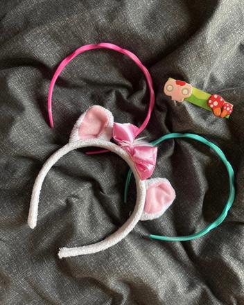 Balíček čelenky + štipec, 