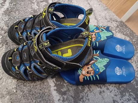 Sandále a šľapky - set spolu, veľk.31, fila,31