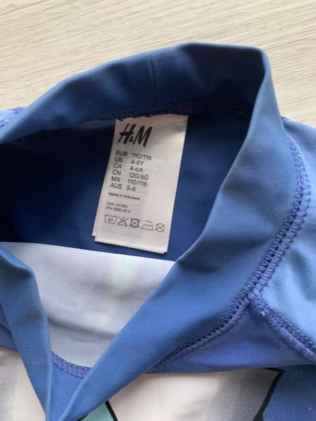 Uv tricko, h&m,110