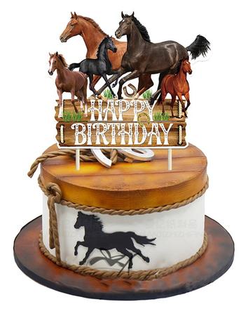 Tortový zápich kone - skladom, tz-97, 