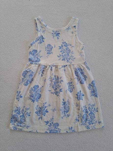 H&m set letne saty jahody / modre kvety 92, h&m,92