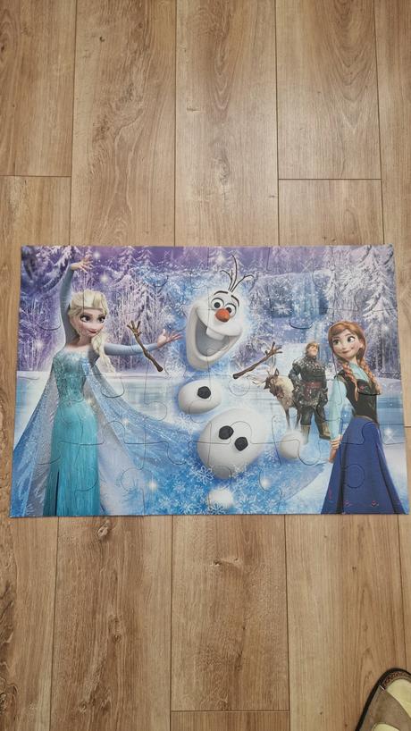Puzzle frozen od 3 rokov., 