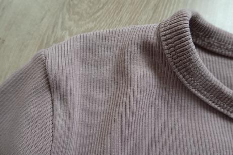 Vrúbkované tričko h&m basic, h&m,m