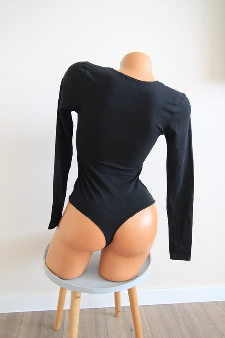 Čierny body top, xs/s, xs