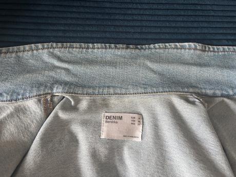 Denimová (džínsová) bunda zn. bershka, veľ. m (38), bershka,m