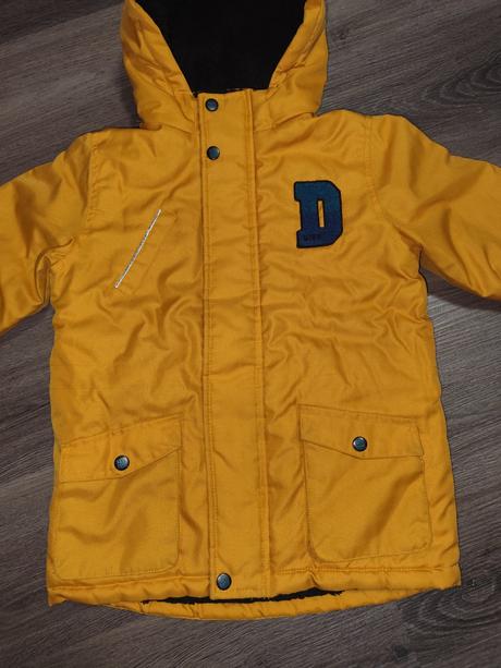 Horčicová zimná bunda, kiki&koko,116