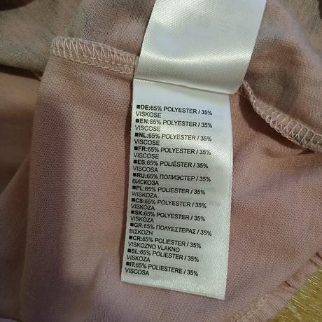 Bledofialové tričko/top s potlačou montego, xl