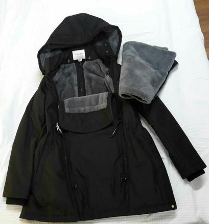 Nosicska bunda wallaby black, 