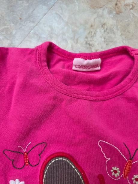 Ružove tricko s motyľmi 116, cherokee,116