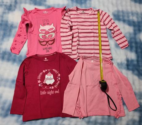 Dievčenské tričká dr 4ks, lupilu,98