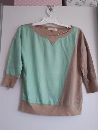 Tričko s trištvrťovým rukávom, bershka,s