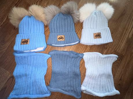 Komplet ciapka a nakrcnik, 74 / 80 / 86 / 92 / 98