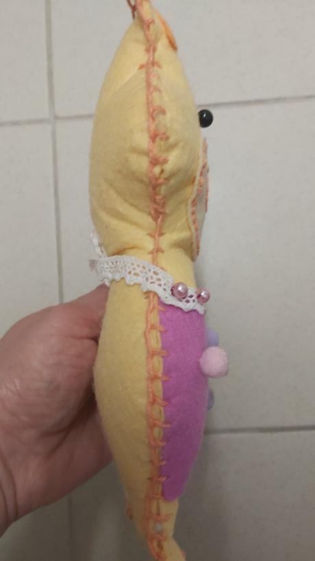 Hračka mačička látková ručná práca,