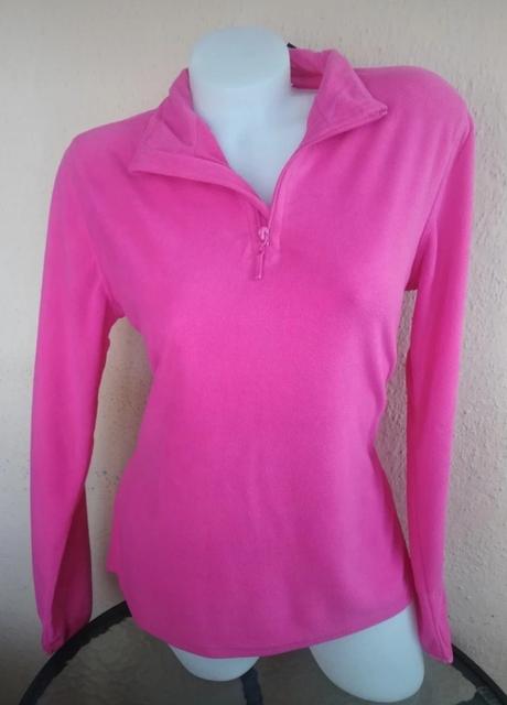 Mikina, ružová- cyklámenová, l, roly,l