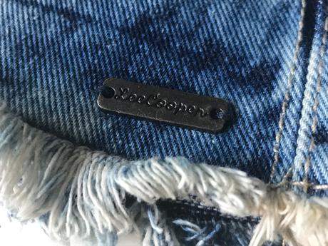 Riflová le cooper sexi mini sukňa, s