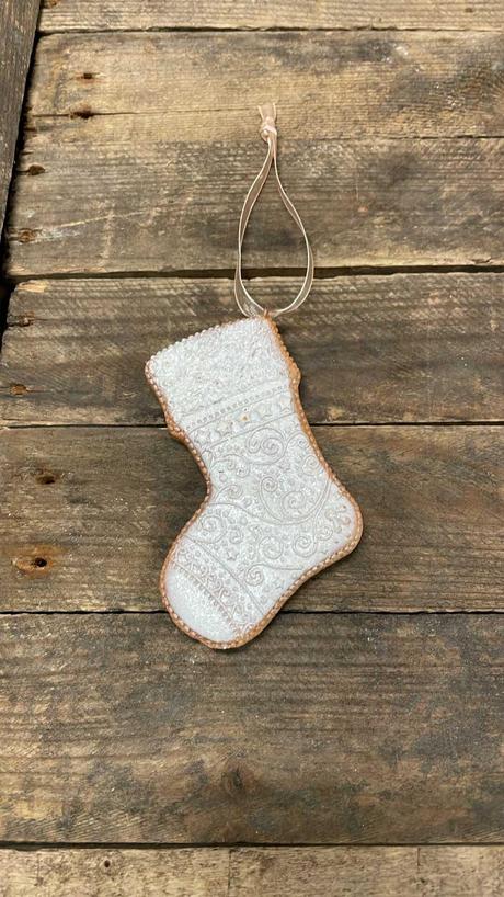 Medovník čižmička - perník s bielou polevou 1 ks, 