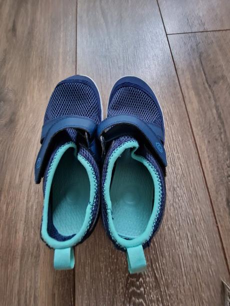Obuv do vody na suchý zips tyrkysová, veľ. 36-37, 36