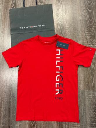 Tommy hilfiger chlapcenske tričko na 10-12 rokov, tommy hilfiger,140