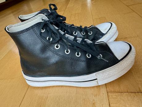 Kožené vysoke tenisky, converse,36
