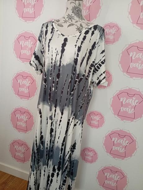 Elastické maxi šaty, xxl